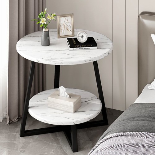 Marble effect round - round, end