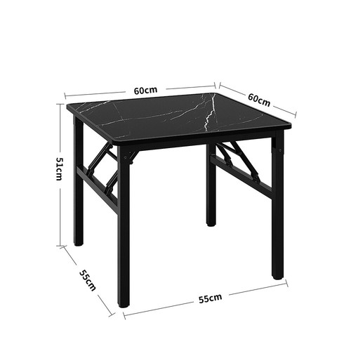 Square marble dining table - marble,