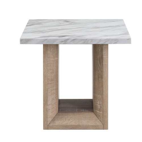Marble coffee table black - coffee,