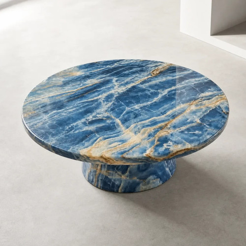 Luxury blue onyx - blue, table