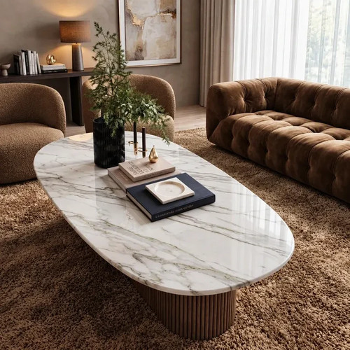 Calacatta marble coffee - calacatta, table
