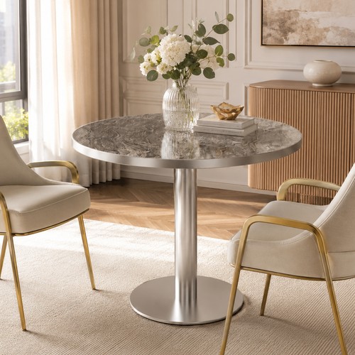 Modern round dining table - modern,