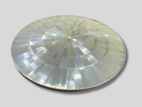 Natural selenite marble coffee - selenite,