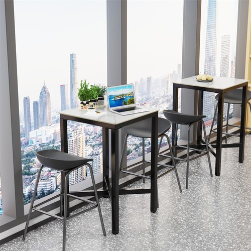 Tall square bar table marble - tall,