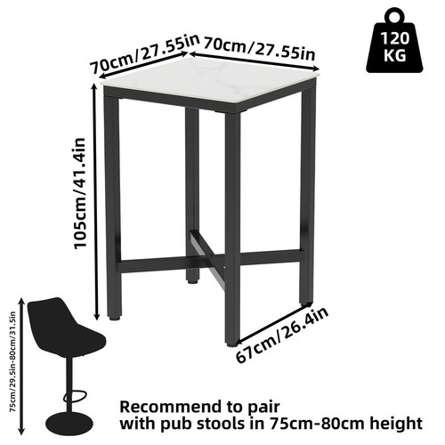Size tall marble - marble, table