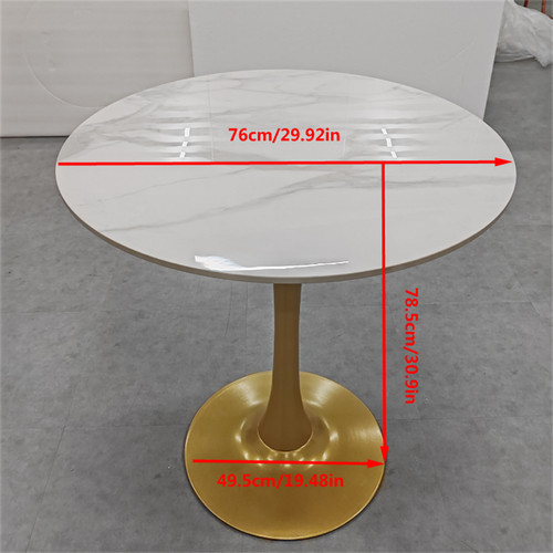 Round dining table - round,
