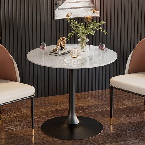 Modern round kitchen dining - modern,
