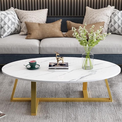 Wolawu coffee table white faux - coffee,