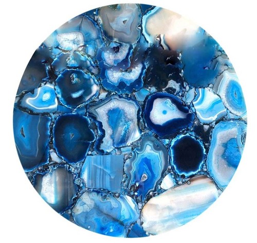 Round marble coffee - 15",