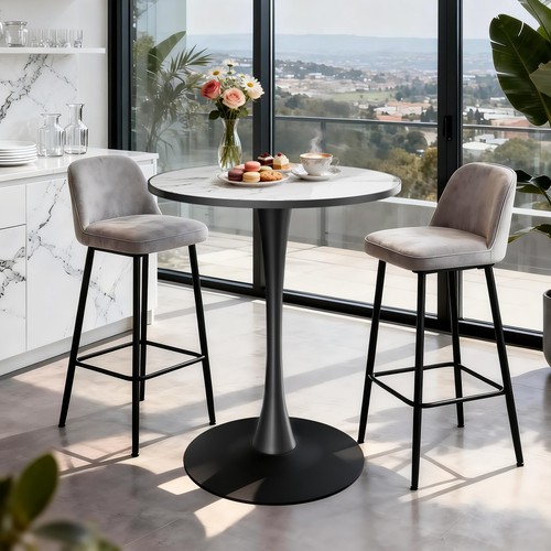 Round dining table - table, modern