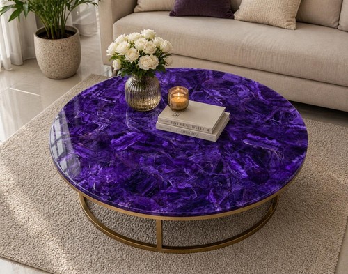 Amethyst purple gemstone - purple,