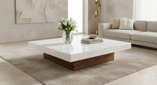 Modern low square marble - modern,