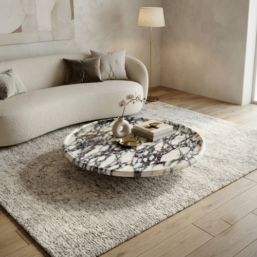Calacatta viola marble round - viola,