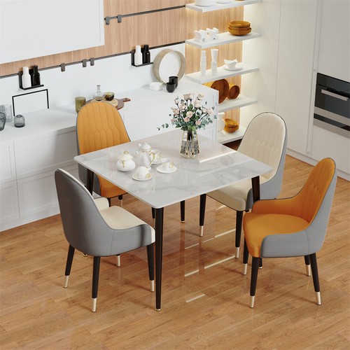 Glass effect marble - glass, dining