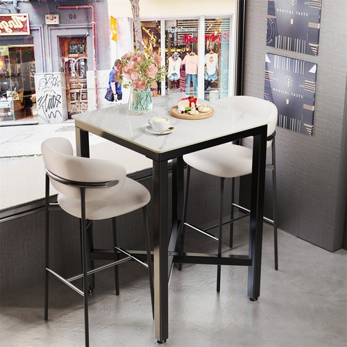 Large sintered stone bar - stone, table