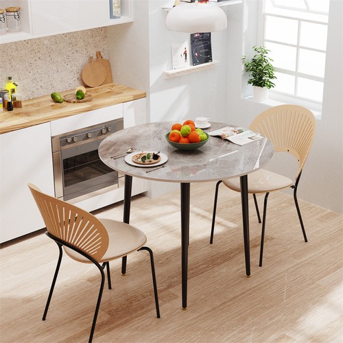Marble dining table round - dining,