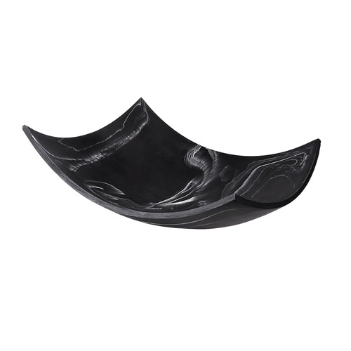 Black marble look decorative - black,