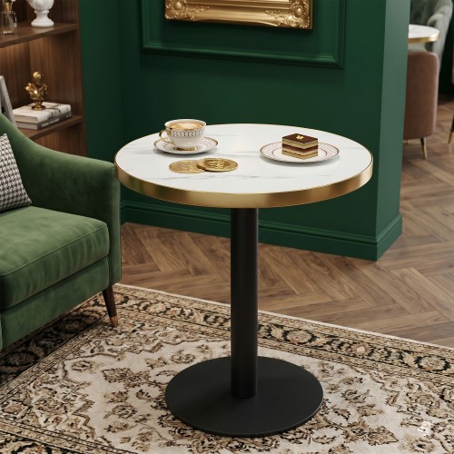 Round bistro table modern - 24",