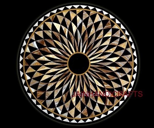 Pietra dura marble dining - 2',