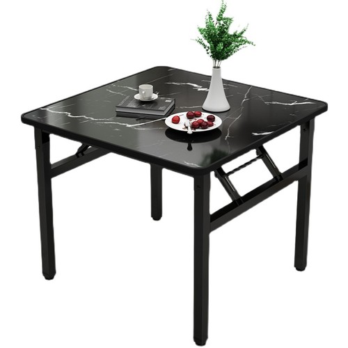 Foldable square coffee table - square,