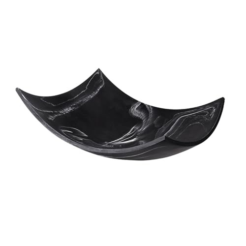 Black marble look decorative - black,
