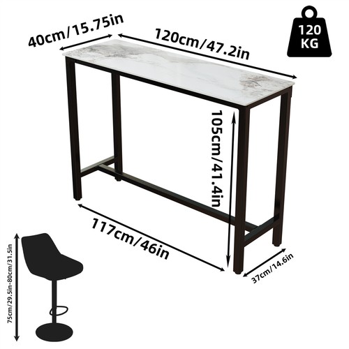 Tall breakfast bar table - tall,