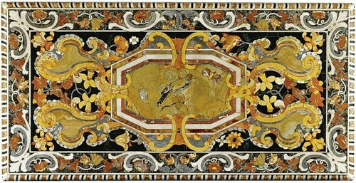 Black marble dining - 4'x2',