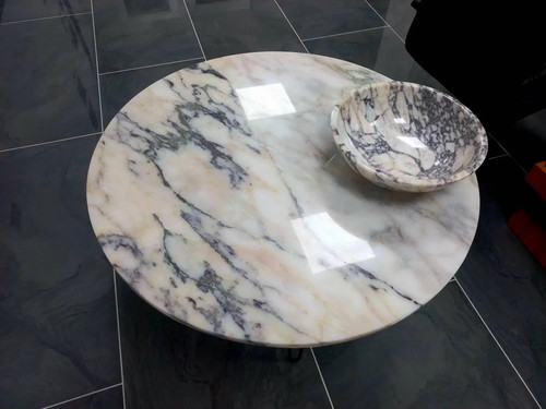 Calacatta viola marble table - viola,
