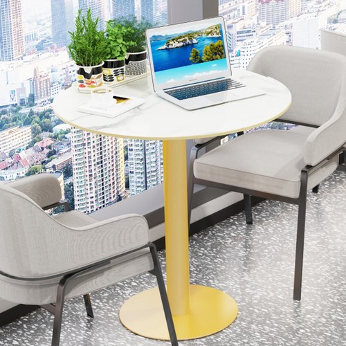 Slim round marble - slim, table