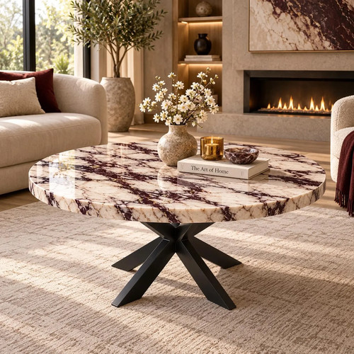 Round calacatta viola - round,