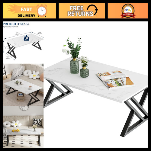 Modern white coffee table - modern,